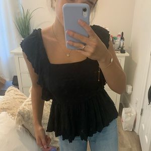 Black flowy Utahn Outfitters top